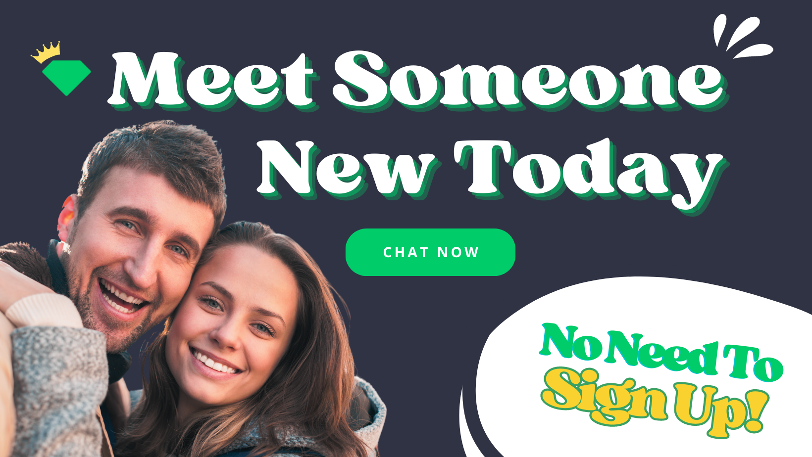 Meet Someone New Today - No Sign Ups