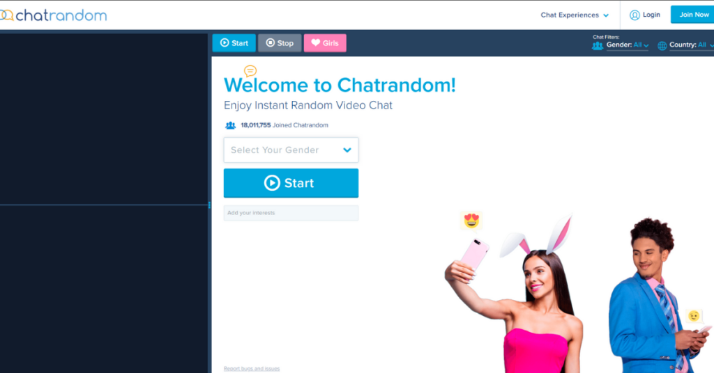 Chatrandom - Chatroulette alternative